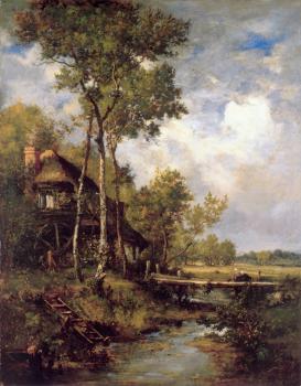 狄亞玆 The Old Windmill near Barbizon 狄亞玆 The Old Windmill near Barbizon